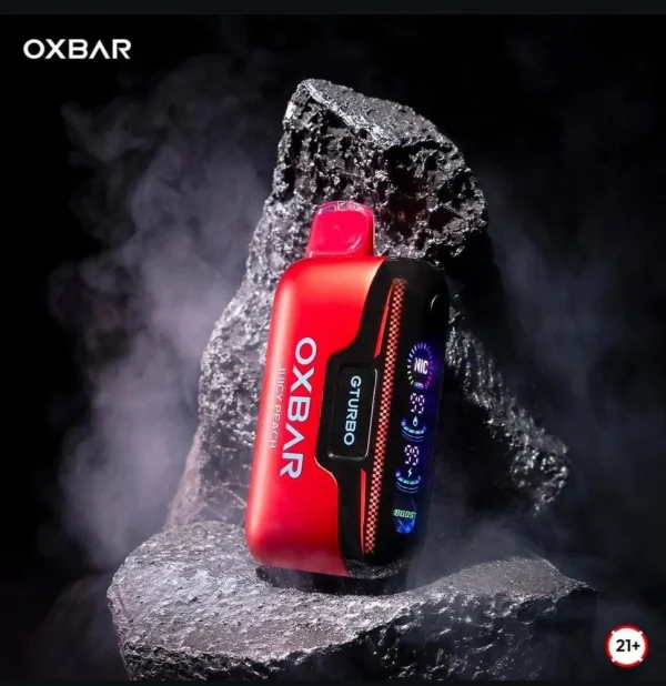 Oxbar G-Turbo 36,000 puffs rechargeable vape available at Eastleigh Vape Shop with fast delivery across Nairobi.